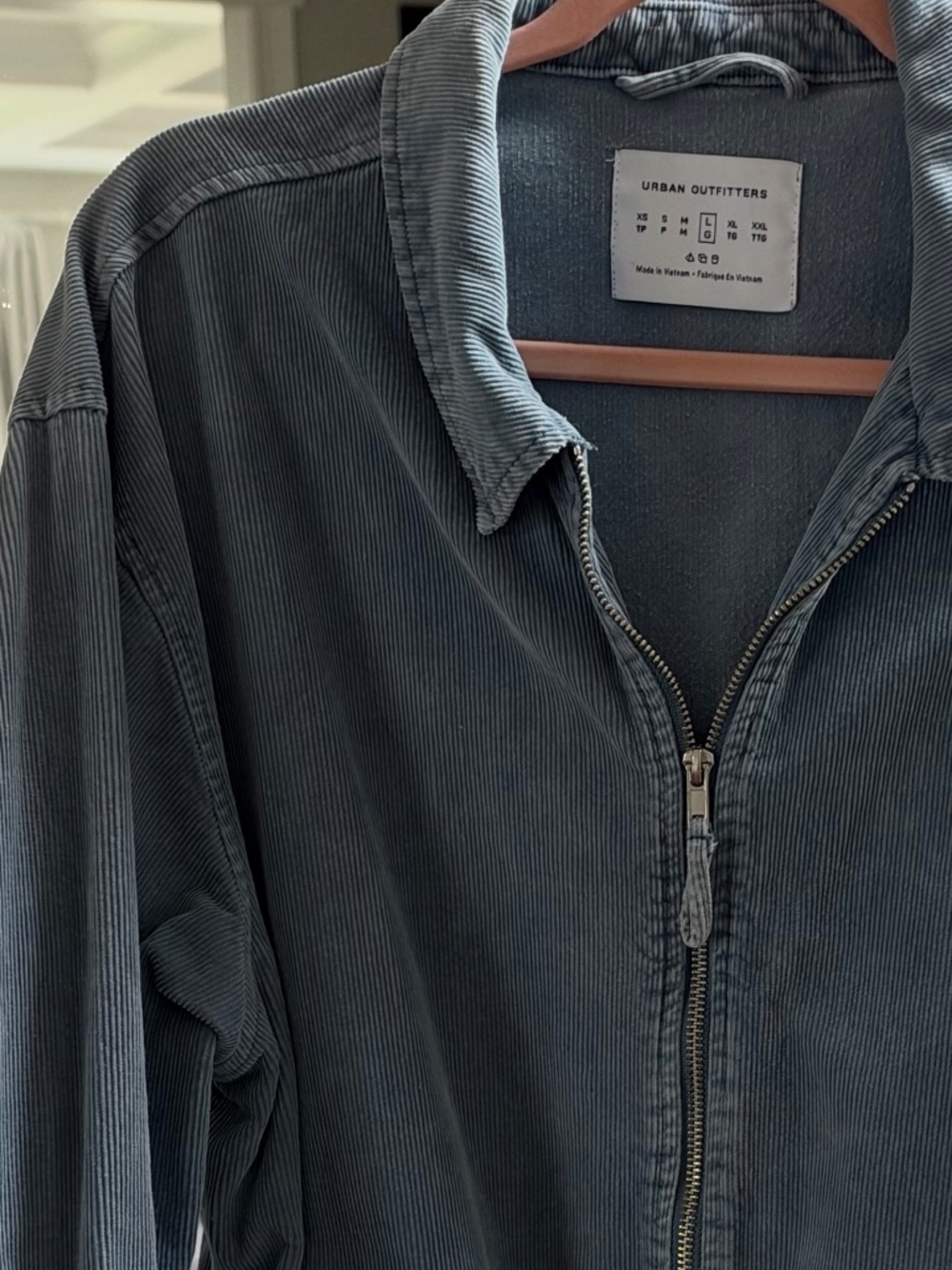 Urban Outfitters Corduroy Blue Jacket Size L